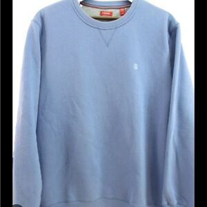 Izod Blue Crewneck Sweater Classic Style